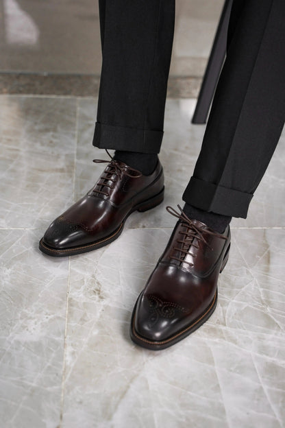 | Leather Shaffet Dress Shoes For Men
