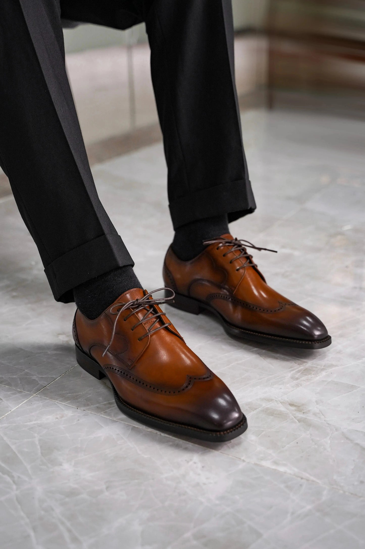 | Cowhide Softer Leather Shoes For Men