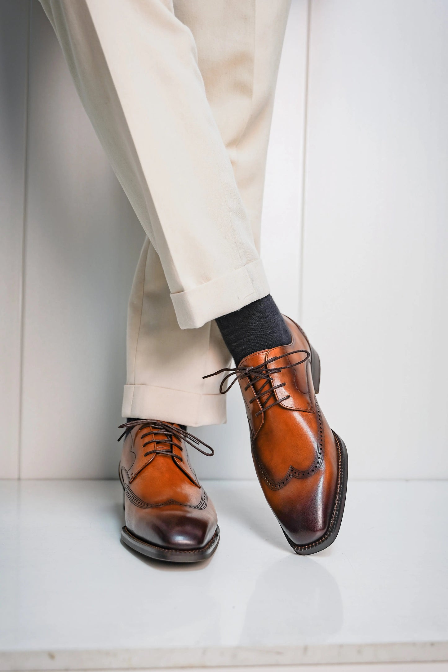 | Cowhide Softer Leather Shoes For Men