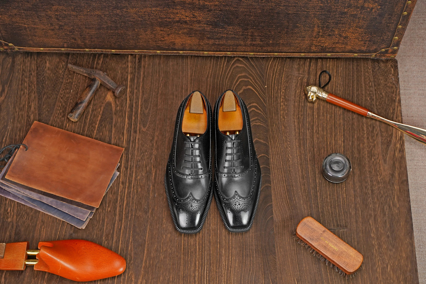 | Cowhide Leather Oxford Killer Shoes