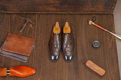 | Cowhide Leather Oxford Killer Shoes