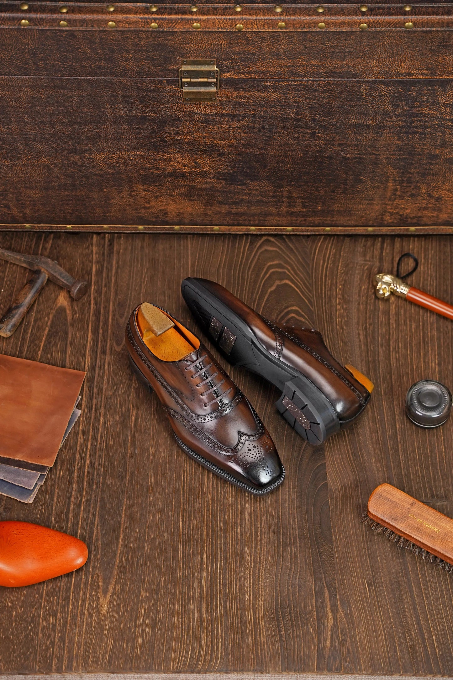 | Cowhide Leather Oxford Killer Shoes