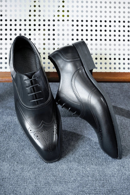 | Leather Business Casual Shoes For Men