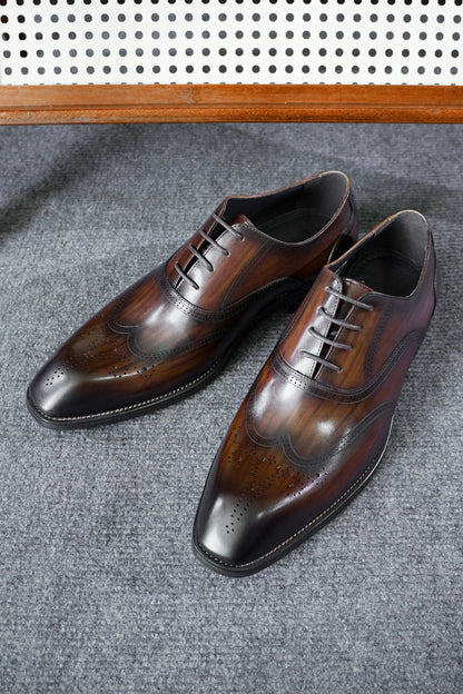 | Leather Business Casual Shoes For Men