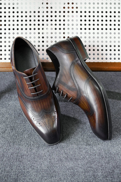 | Leather Business Casual Shoes For Men