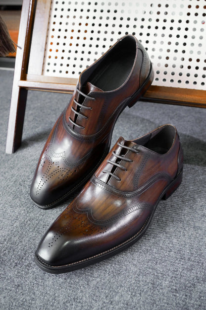 | Leather Business Casual Shoes For Men