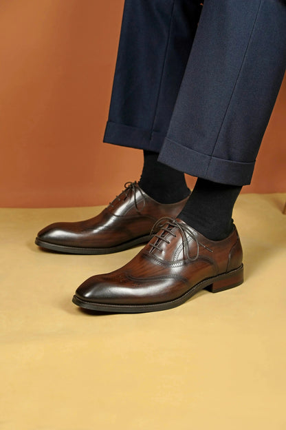| Leather Business Casual Shoes For Men