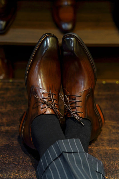 | Cowhide Genuine Leather Shoes For Men