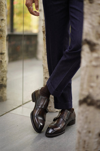 | Handcrafted Monk Strap Dress Shoes