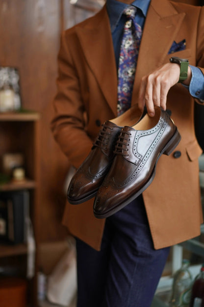 | Handcrafted Safari Oxford Shoes for Men