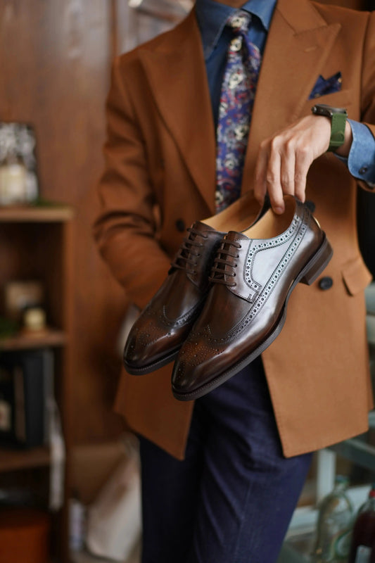 | Handcrafted Safari Oxford Shoes for Men