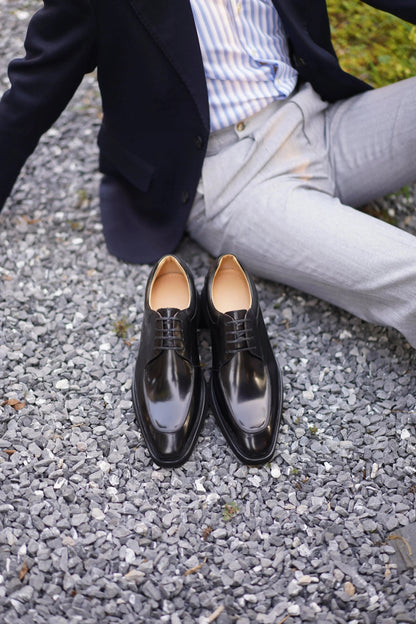 | Camel Brogue Derby Shoes For Men