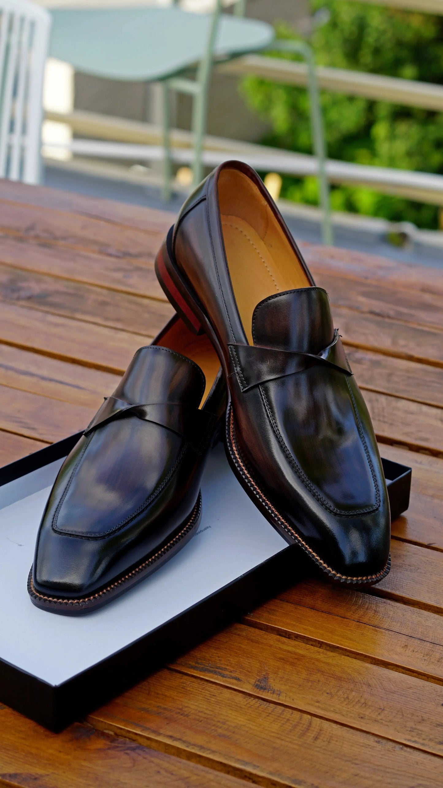 Handcrafted Calfskin Leather Penny Loafers