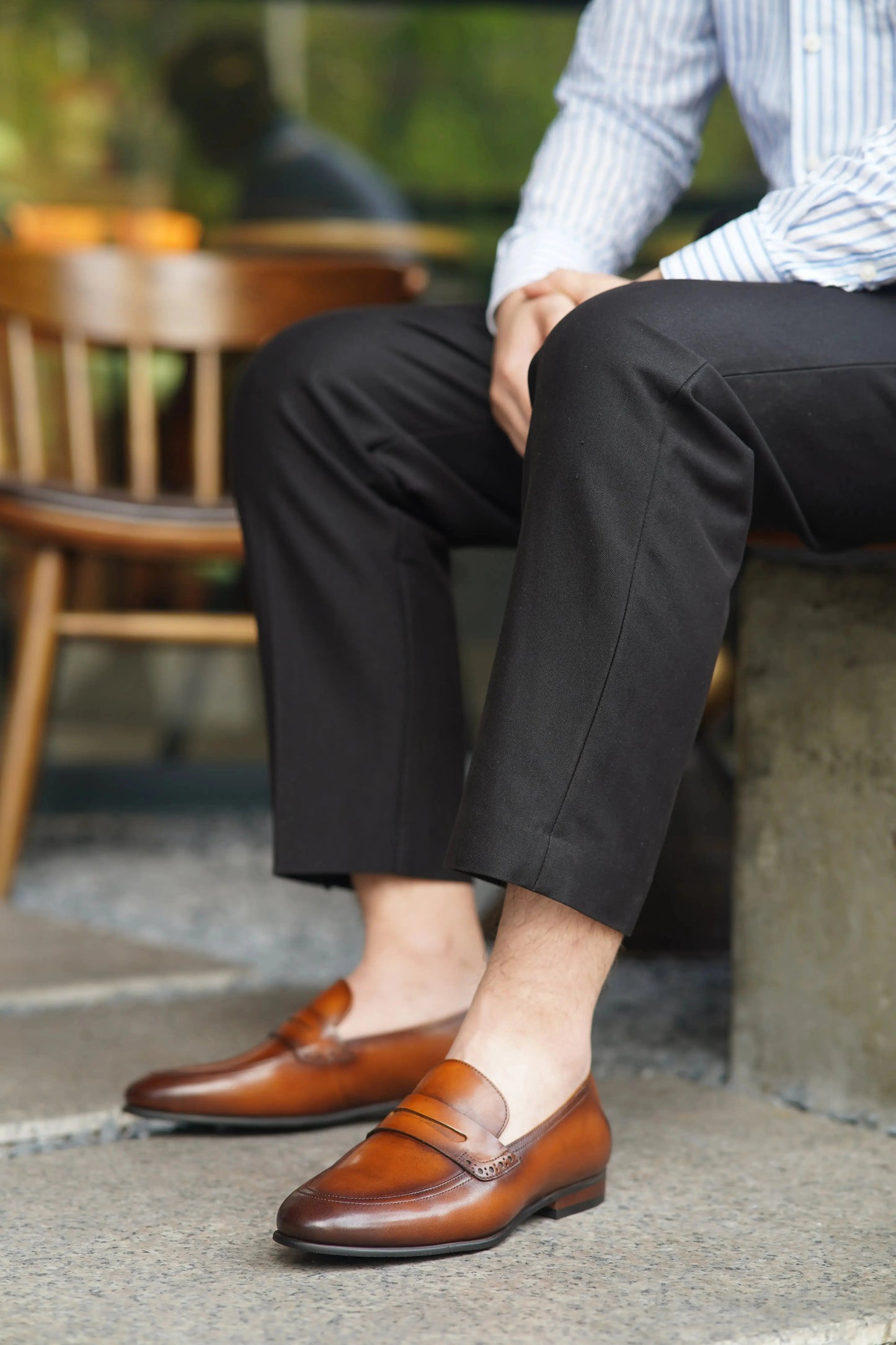Handcrafted Calfskin Leather Penny Loafers