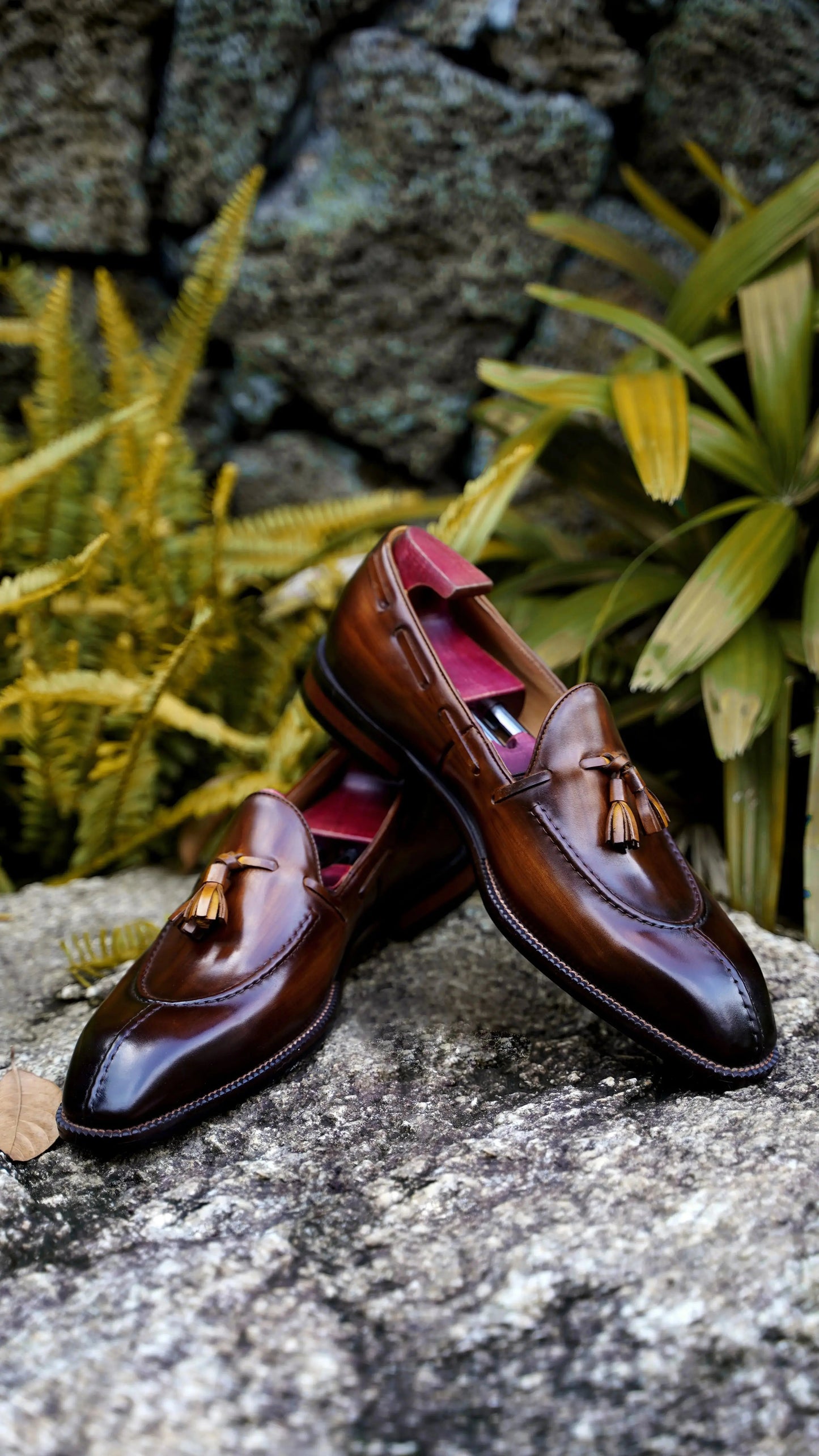 | Leather Tassel Loafers For Men