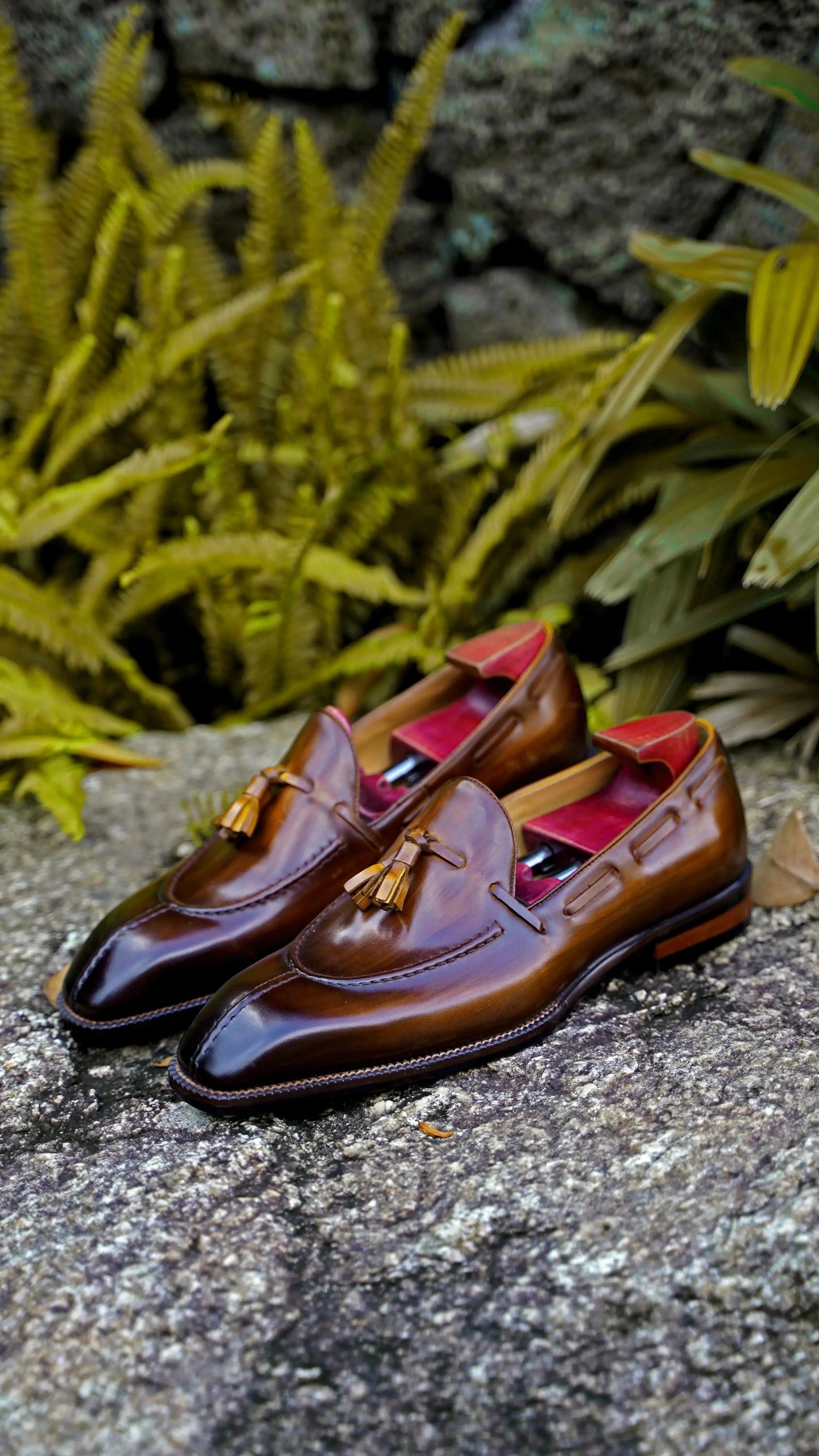 | Leather Tassel Loafers For Men