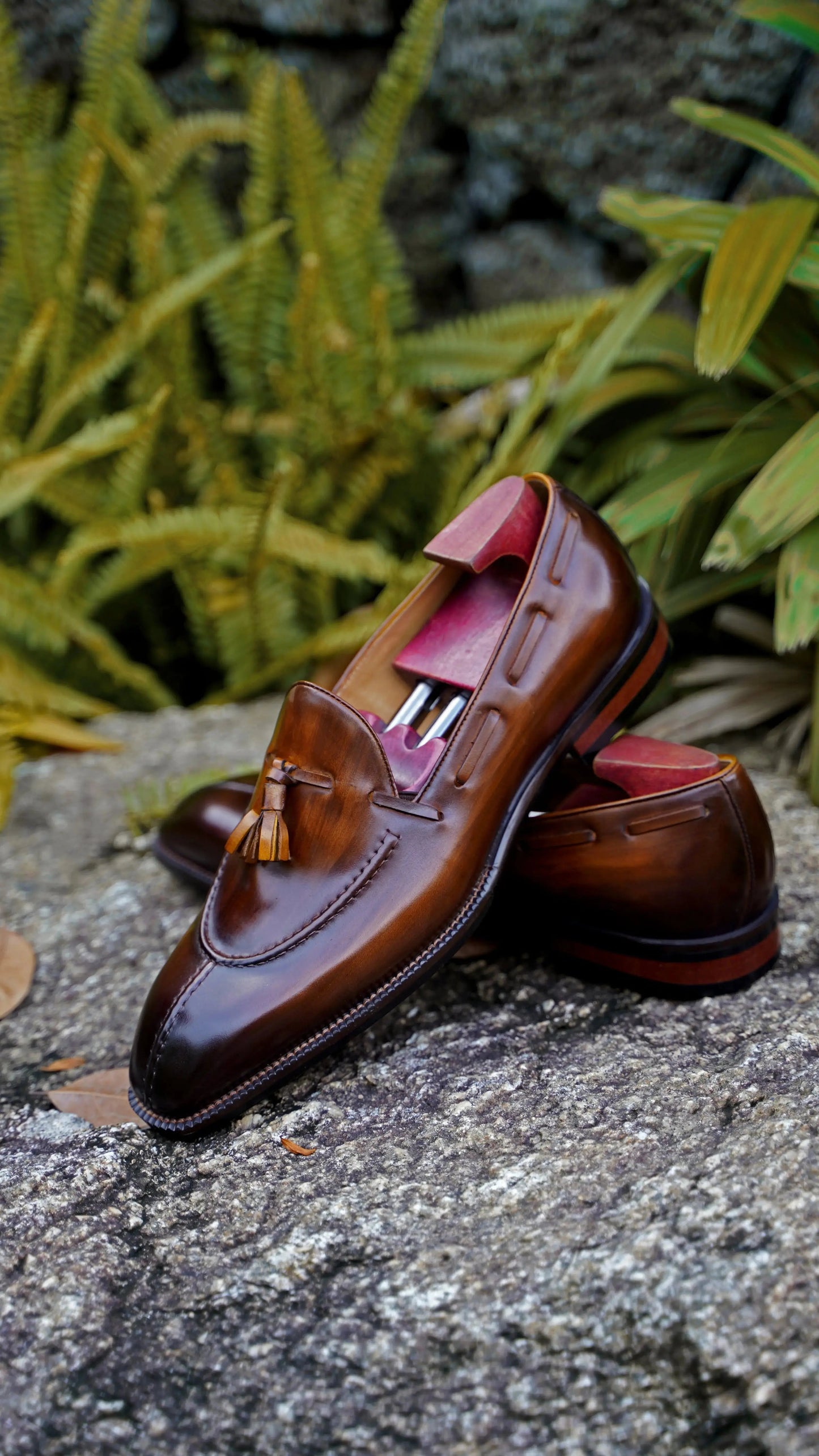 | Leather Tassel Loafers For Men