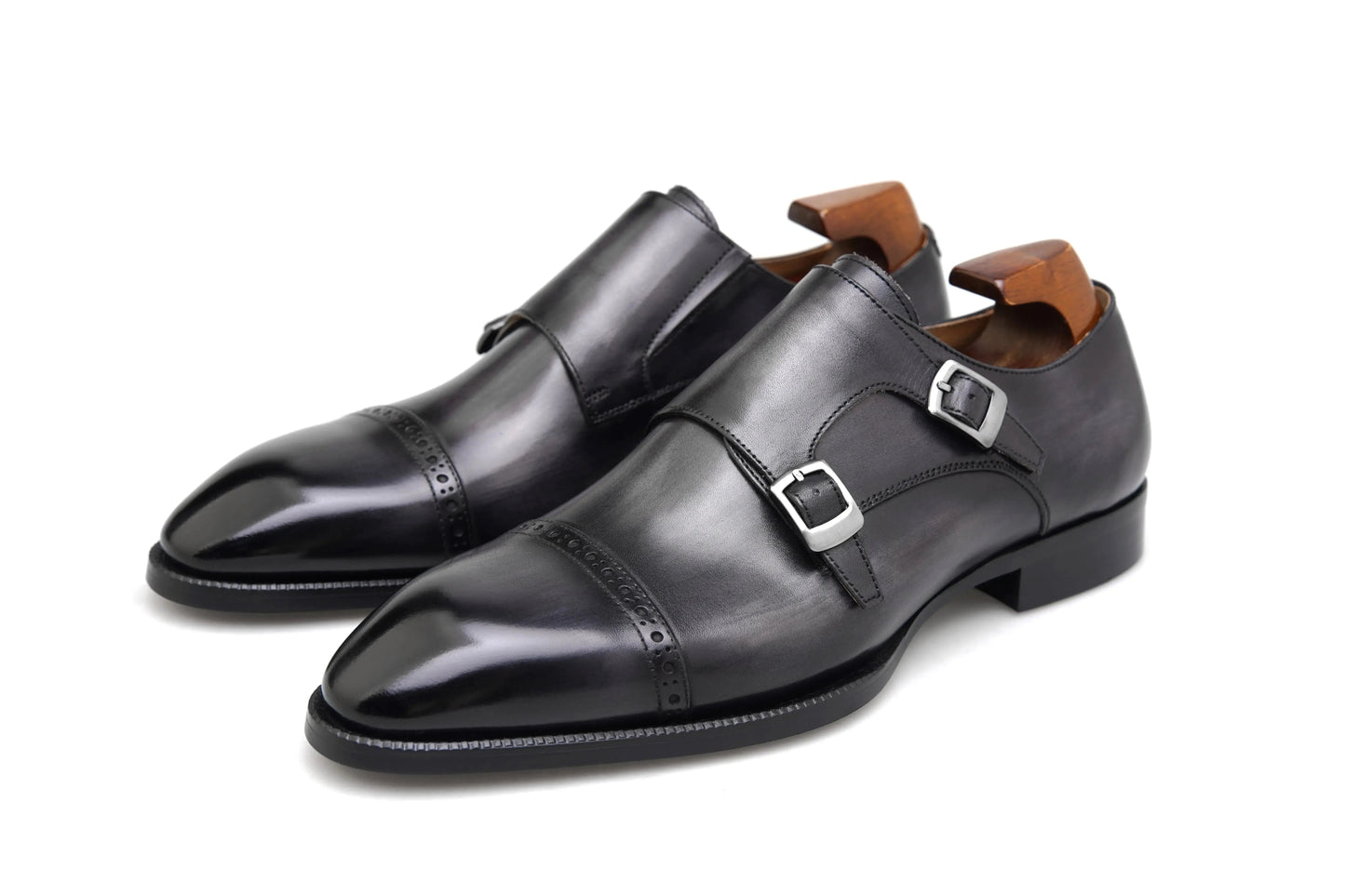 | Handcrafted Monk Strap Dress Shoes