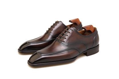 | Handmade Cowhide Derby Shoes For Men