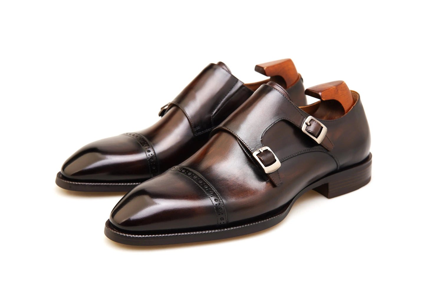 | Handcrafted Monk Strap Dress Shoes