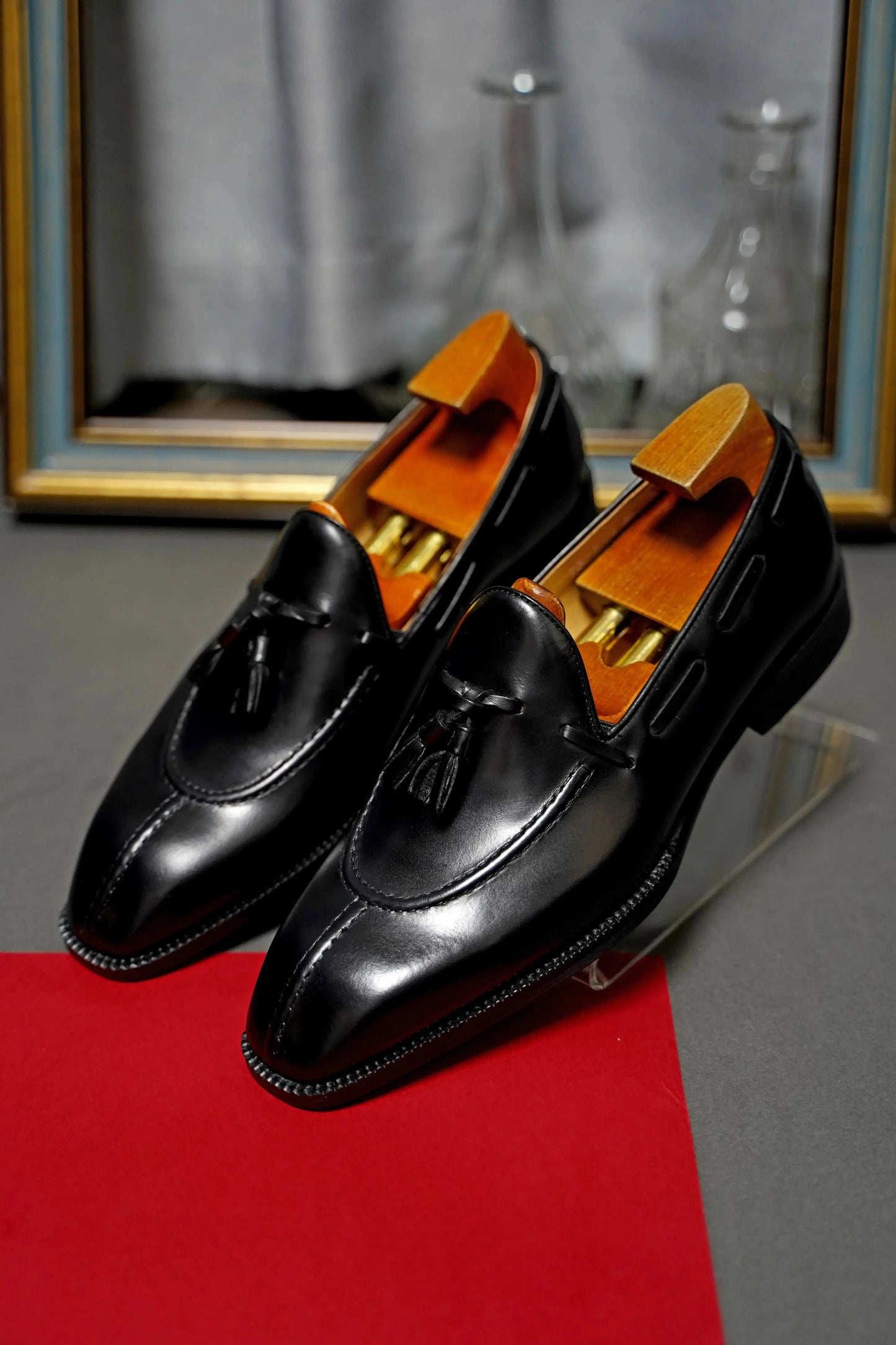 | Leather Tassel Loafers For Men