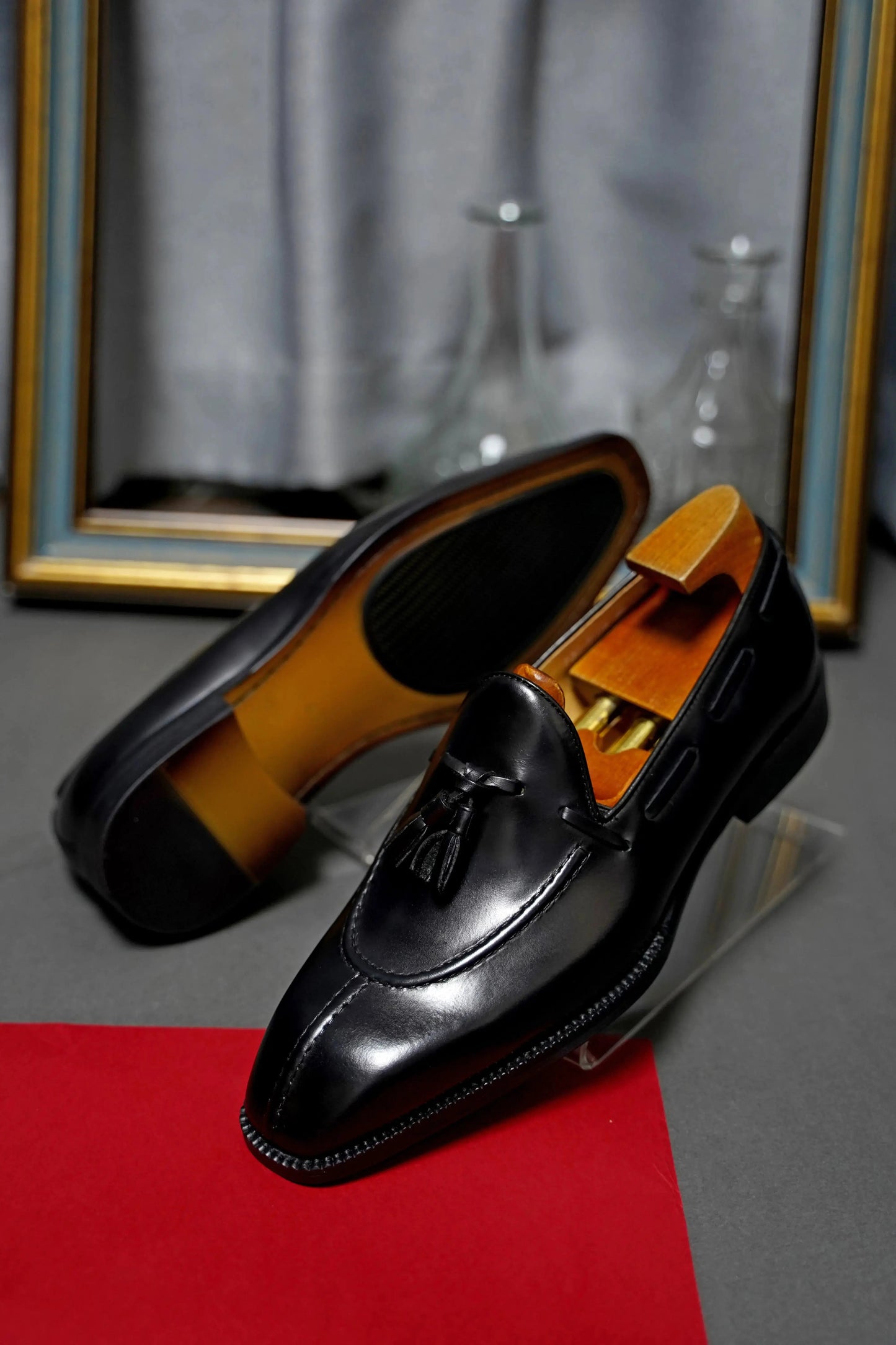 | Leather Tassel Loafers For Men