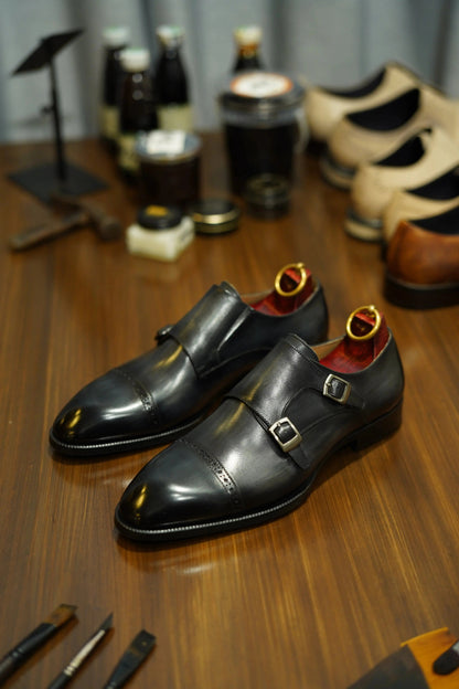 | Handcrafted Monk Strap Dress Shoes