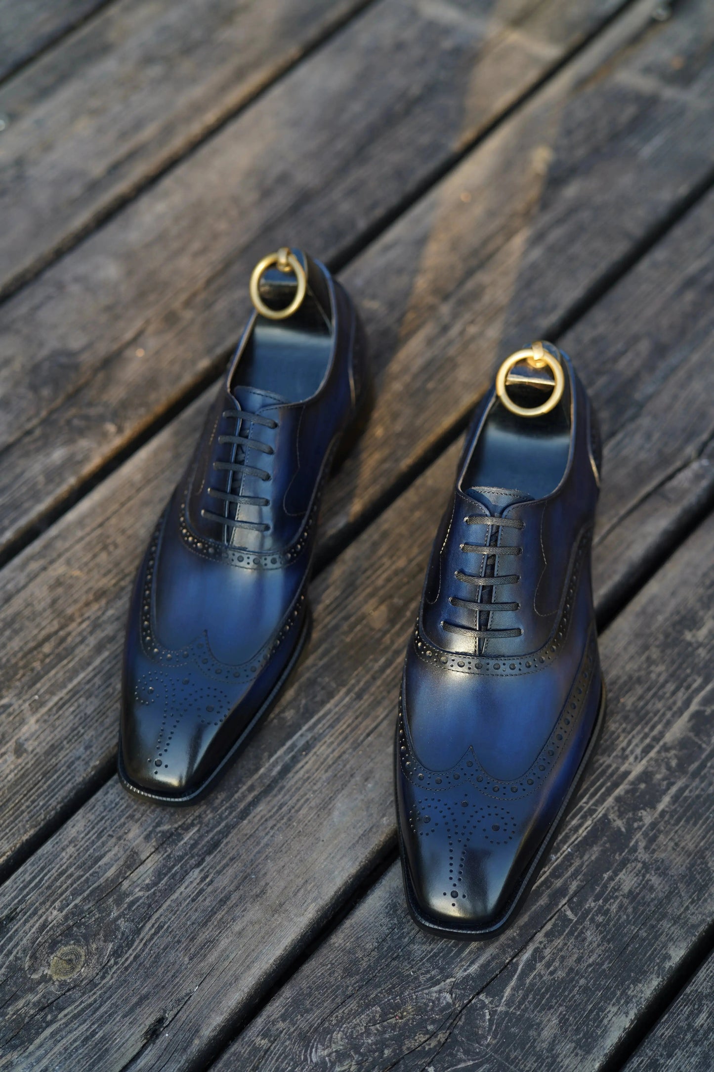 | Handmade Burgundy Leather Wingtip Brogue Oxford Dress Shoes