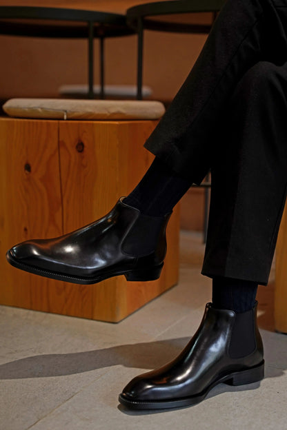 Elegent Leather Derby Shoes For Men