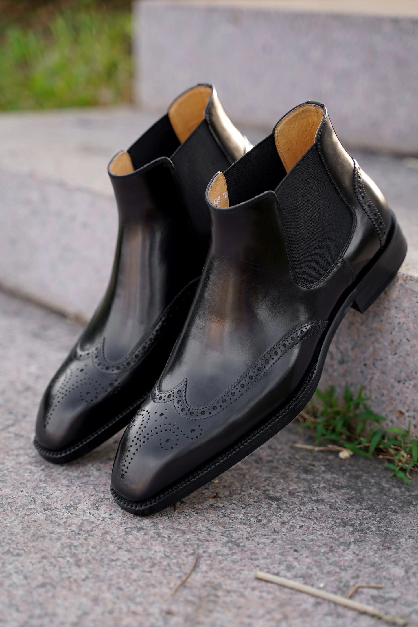 Handcrafted Leather Derby Shoes For Men