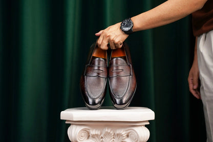 | Leather Sued Loafers For Men
