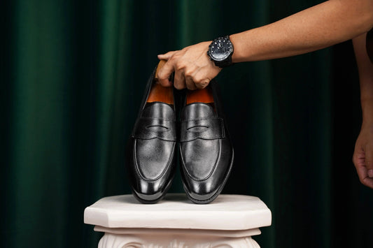| Leather Sued Loafers For Men