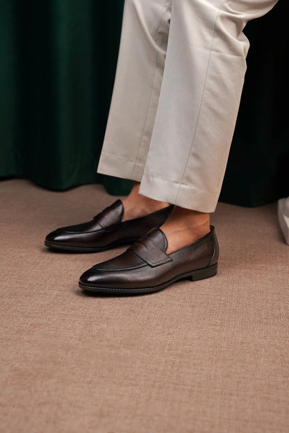 | Leather Sued Loafers For Men