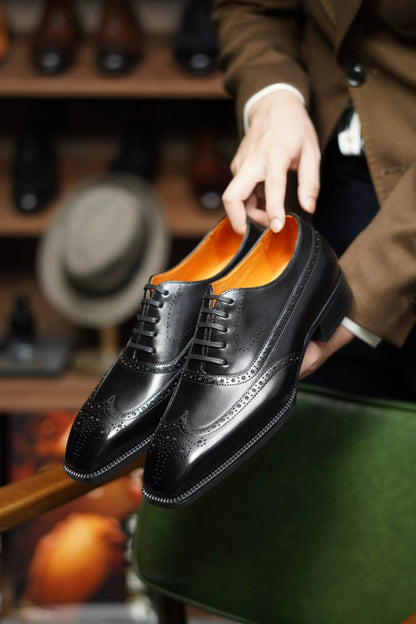 | Cowhide Leather Oxford Killer Shoes
