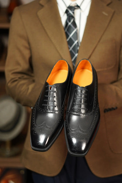 | Cowhide Leather Oxford Killer Shoes
