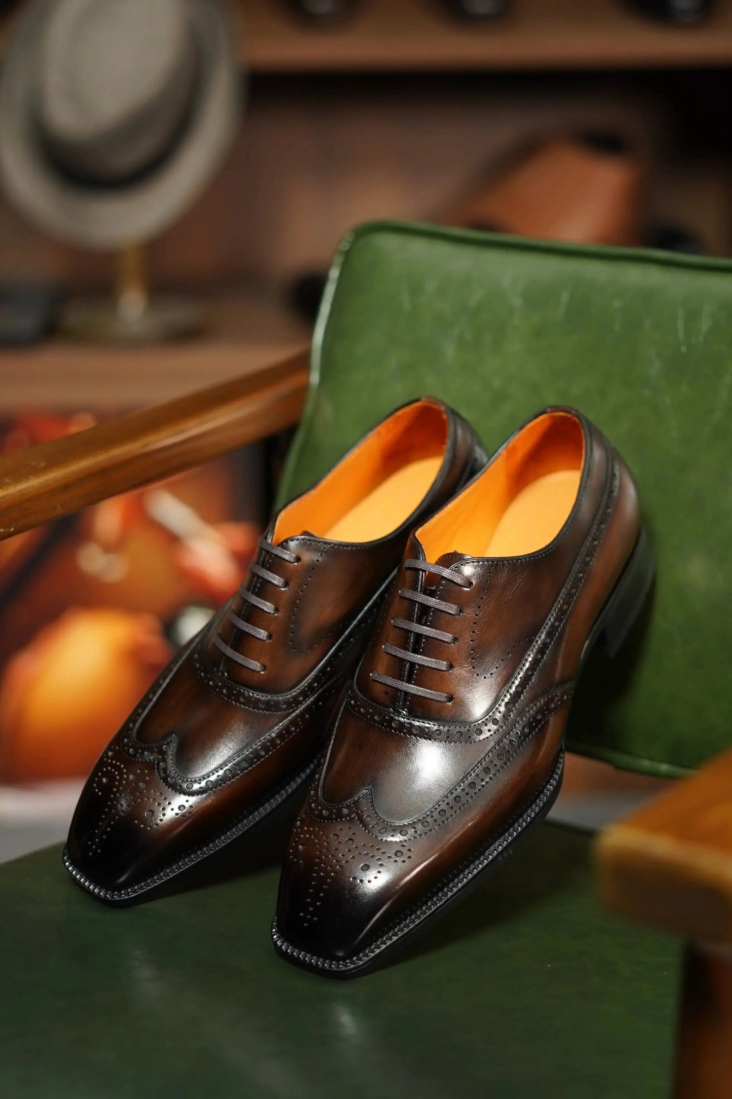 | Cowhide Leather Oxford Killer Shoes