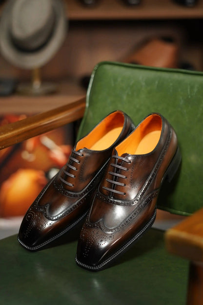 | Cowhide Leather Oxford Killer Shoes