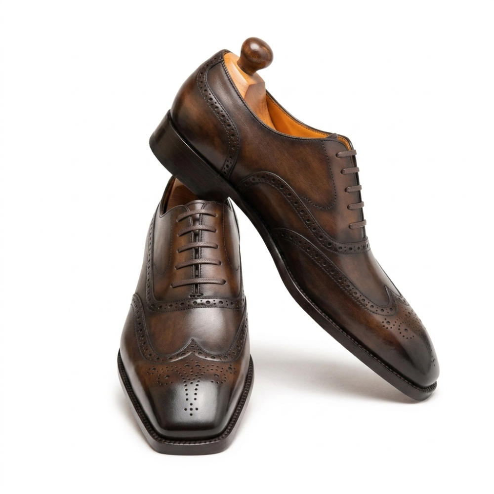 | Cowhide Leather Oxford Killer Shoes