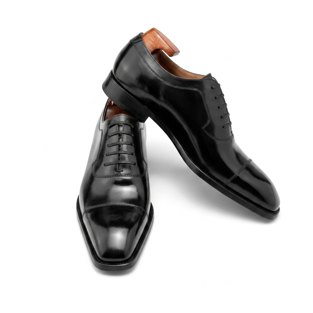 | Split Toe Apron Oxford Dress Shoes