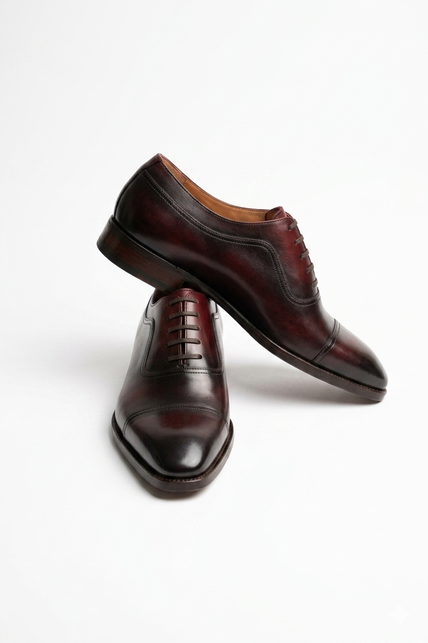 | Custom Marble Wholecut Oxford For Men