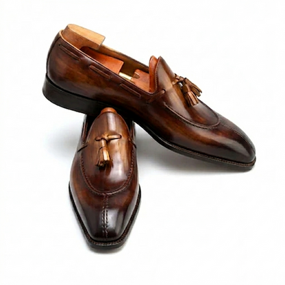 | Leather Tassel Loafers For Men