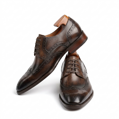 | Cowhide Genuine Leather Business Oxfords
