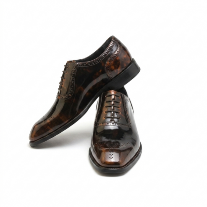 | Oxford Fadded Dress Shoes For Men