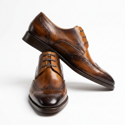 | Premium Cowhide Genuine Leather Oxfords