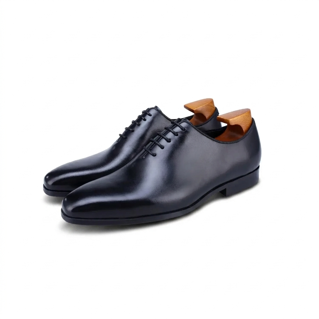 | Leather Plain Dress Shoes For Men