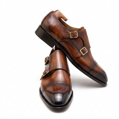 | Handcrafted Monk Strap Dress Shoes