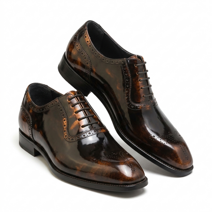 | Oxford Fadded Dress Shoes For Men