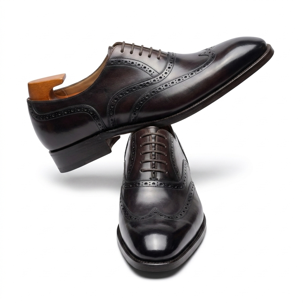 | Premium Leather Cowhide Oxfords For Weddings