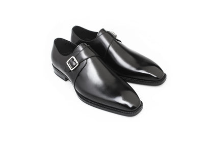 | Leather Smooth Monkstap Shoes For Men