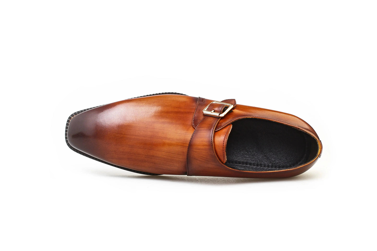 | Leather Smooth Monkstap Shoes For Men